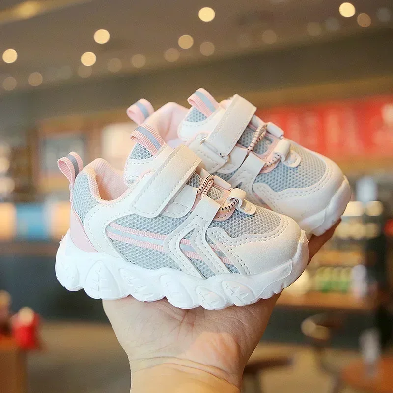 Toddlers Girls Shoes Little Kids Boys Sports Running Sneakers Air Mesh Breathable Soft Anti-skid for Kindergarten School Casual