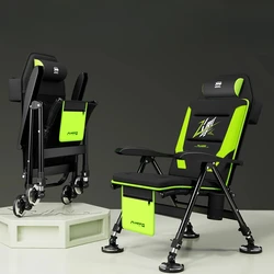 CD26: European Fishing Chair, Fully Foldable Reclining Chair, Sunshade All-Terrain Seat, Strong Load-Bearing Fishing Chair