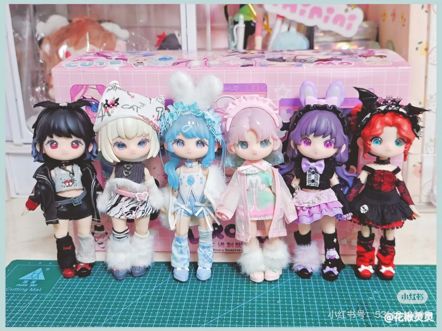 In Spot Liroro Blind Box 2.5 Binary Sweetheart Series Bjd Doll Trendy Play Ornament Handmade Mystery Box Toys Surprise Gift