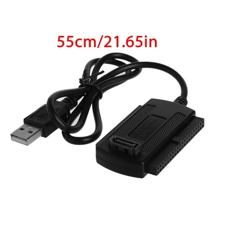 USB 2.0 zu IDE Sata Konverter Adapter mit Kabel für 2,5 3,5 Festplatte Festplatte HDD Plug & für Play Kein Treiber erforderlich – Detail 6