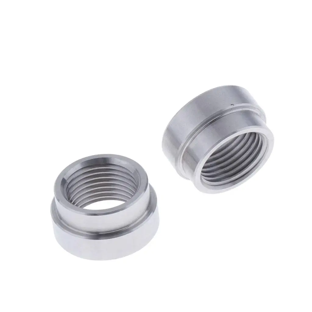O2 Sensor Weld Bungs Iron Stepped Nut Plug Kit Car Oxygen Sensor M18x1.5 Fitting for Universal Auto Repair