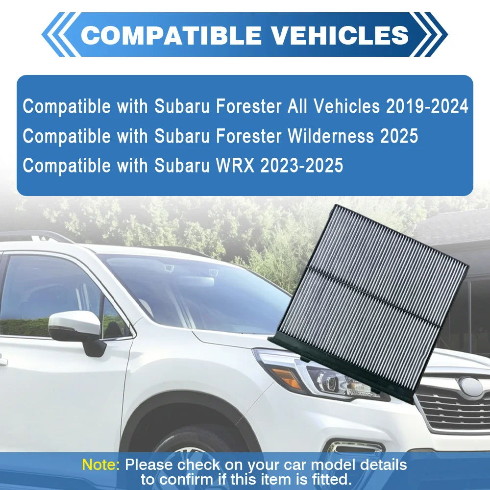 Filtro de Aire para el Habitáculo del Automóvil Subaru WRX 2023-2025 y Forester Wilderness 2025, 72880-FL000, 72880FL000, CF12775, 72880-FL001, 72880FL100
