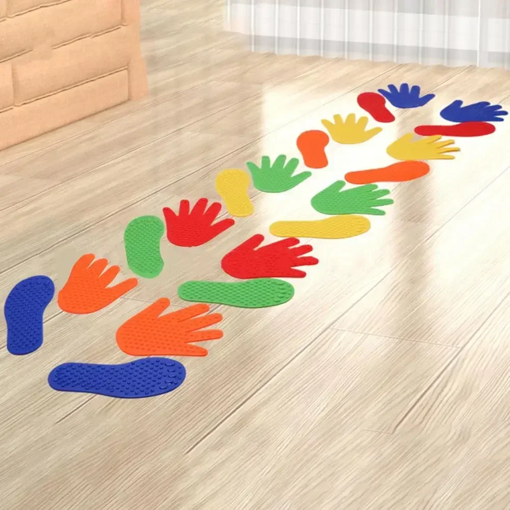 Hand Feet Toys Good Flexibility Anti-slip Entertainment Sensory Integration Training Hand Footprints Party Game Floor Games Toys