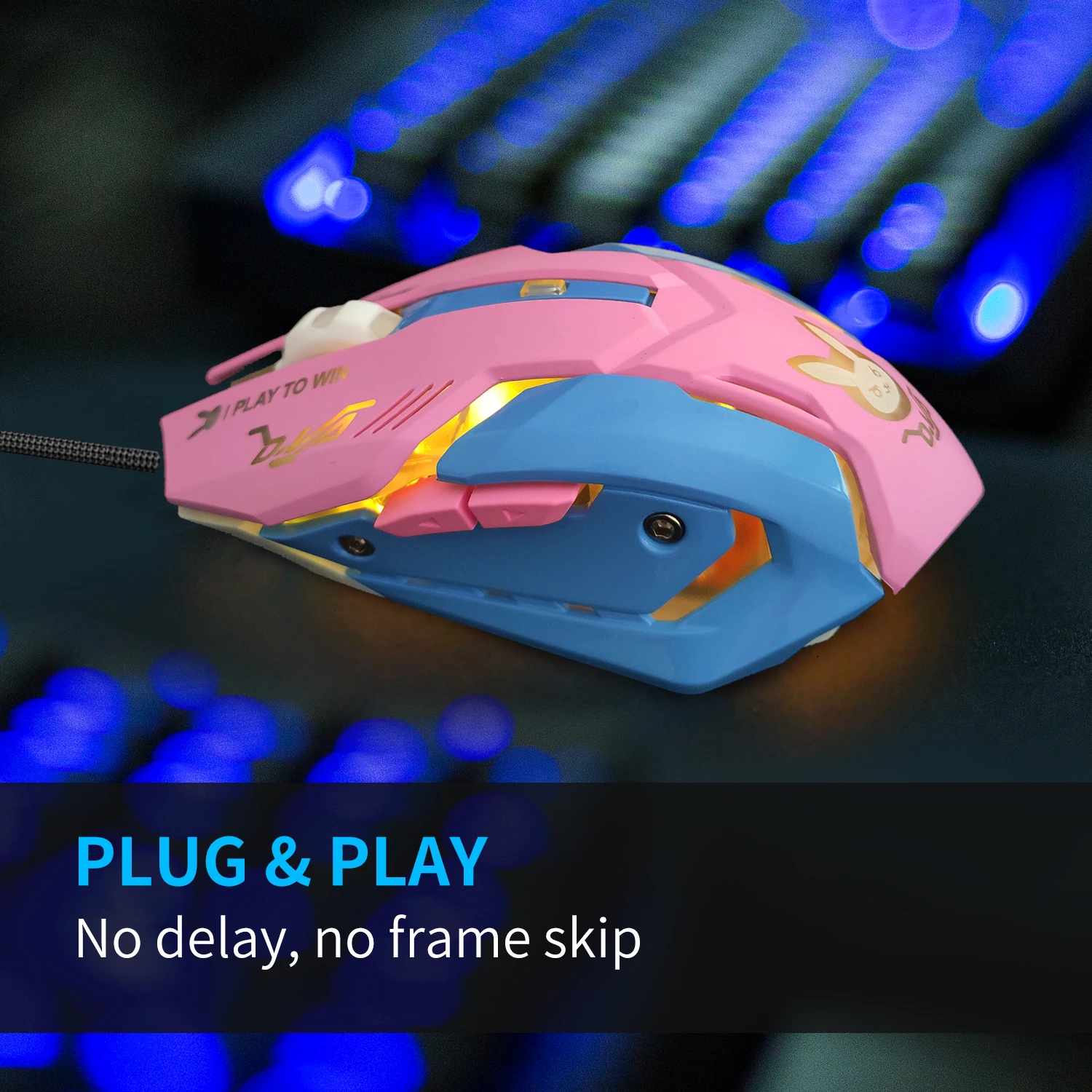 Professional Wired Gaming Mouse 6 Button 2400DPI LED Optical USB Computer Mouse Game Mice Silent Mouse Mause For PC laptop Gamer