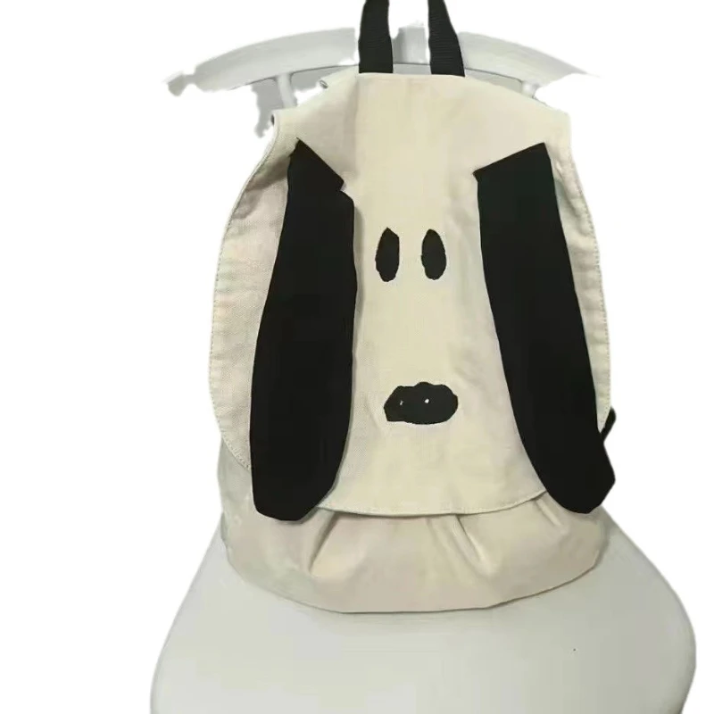 2Cartoon Animation New Snoopy Travel Shopping Student Casual Portable Canvas Backpack