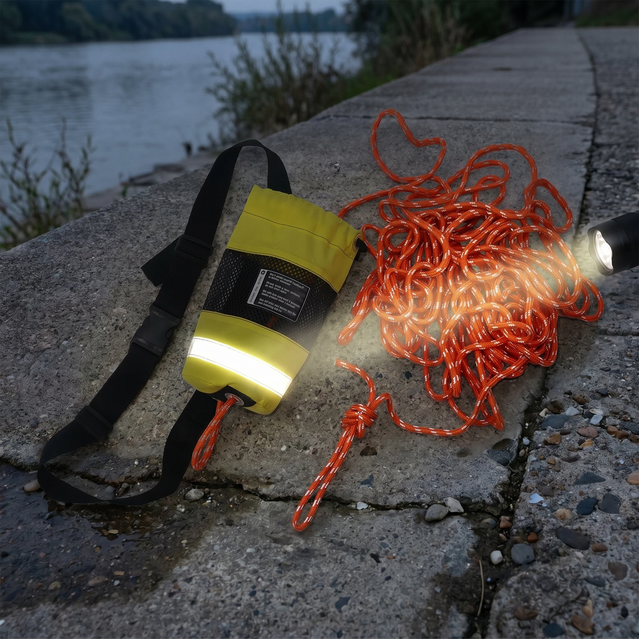 

Throw Bag Water Floating Rope Outdoor Accessory Boating 16M Kayak Throwable