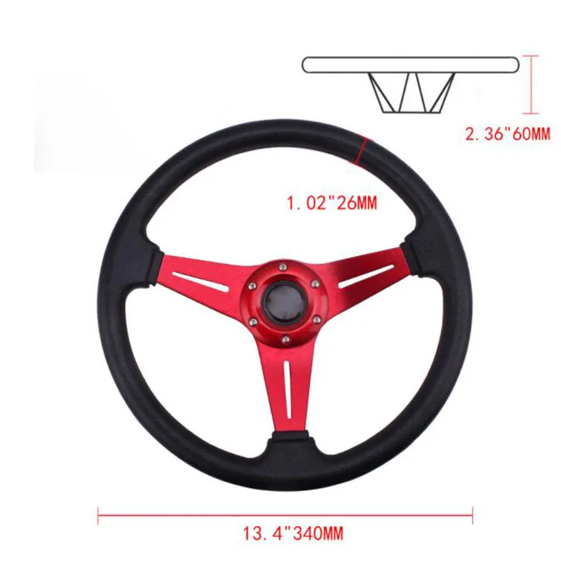 Car Modified Steering Wheel Personality Racing Car Universal Steering Wheel Base