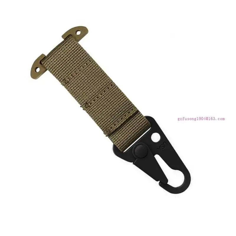 Webbing Carabiner Buckles Clip Strap Nylon Webbing Buckles Strap Clip for Outdoor Camping Gear Accessories D5QD