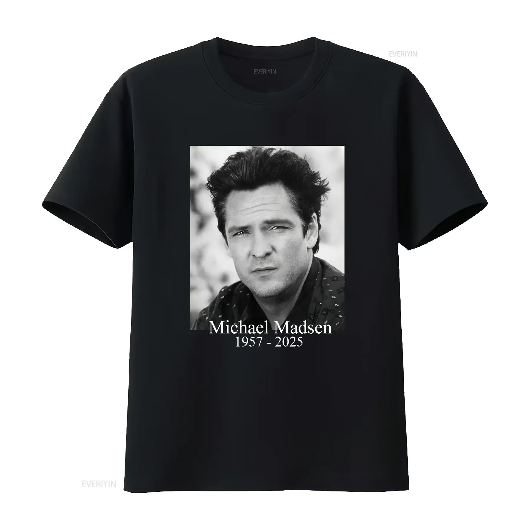 Michael Madsen 1957 2025 Tribute T Shirt H42803 vintage Washed Breathable Versatile graphic homme fashion Stretched Casual