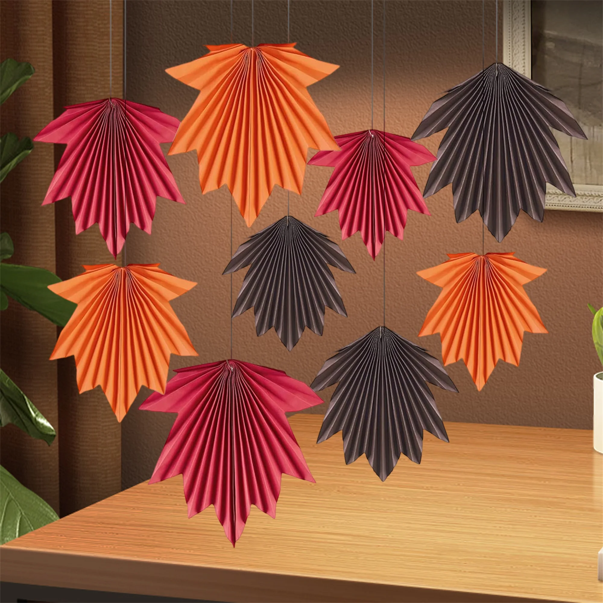 

Autumn Harvest Paper Lanterns Thanksgiving Decorations Hanging Paper Lanterns Fall Party Decorations for Classroom and Home