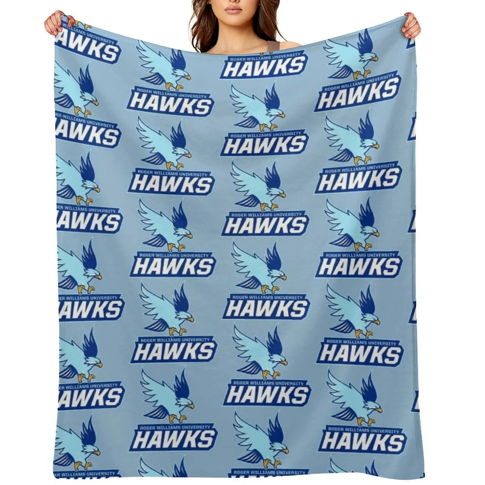 

URoger Williams Hawks Throw Blanket Baby Loose Decorative Sofas Summer Beddings Blankets