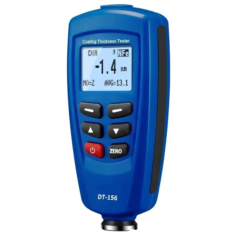 DT-156 High Accuracy 1250um Dual Magnetic Eddy Current Micron Coating Thickness Gauge Meter for Car Paint Metal Automotive