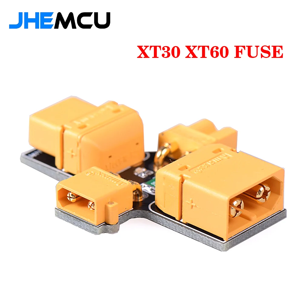 

JHEMCU Amass Smoke Stopper 1-6S 30V XT30 XT60 Fuse Installation Test Safety Plug Short-circuit Protection For RC FPV Drone Model