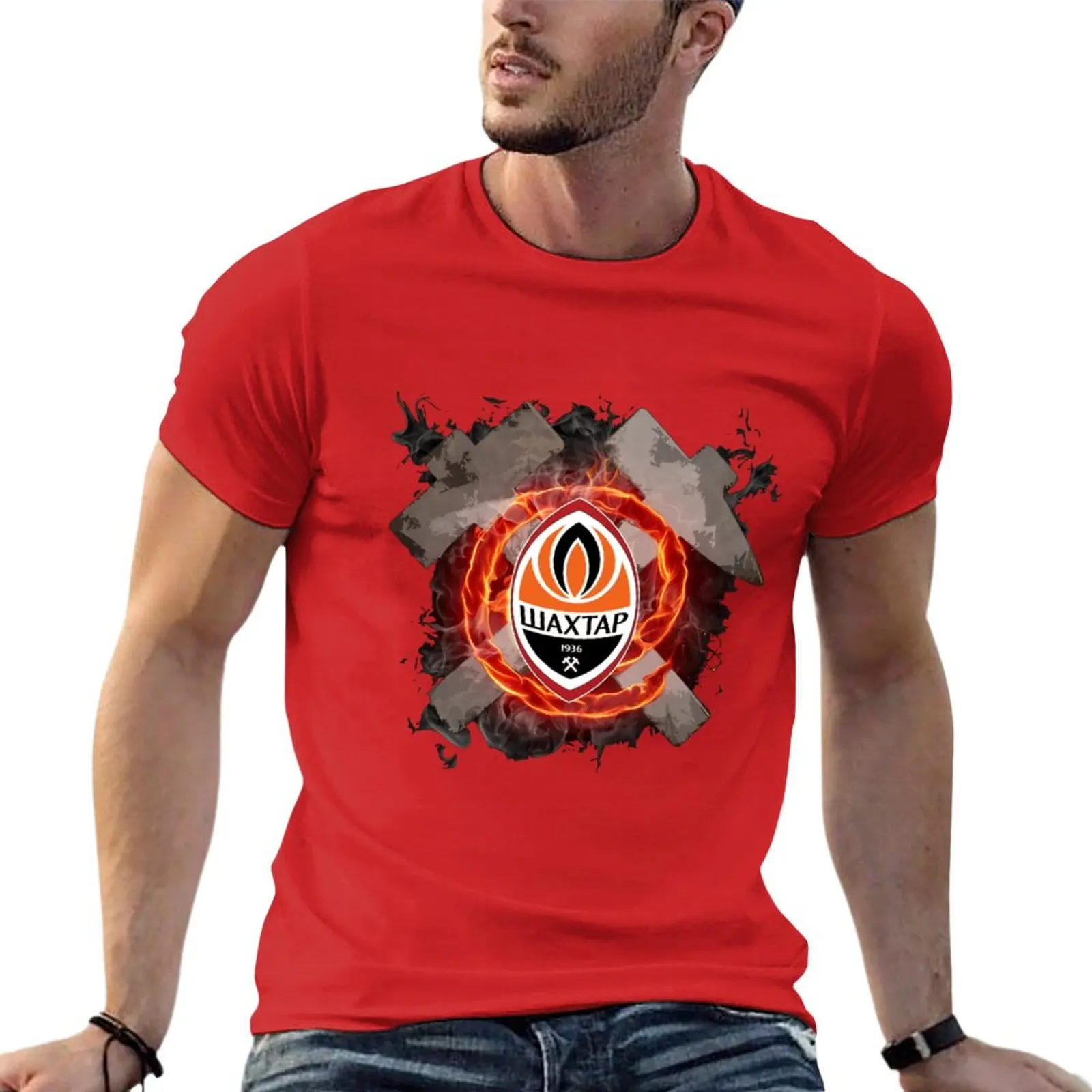 Shakhtar donetsk T-Shirt kawaii clothes customs quick drying customizeds Men's clothing