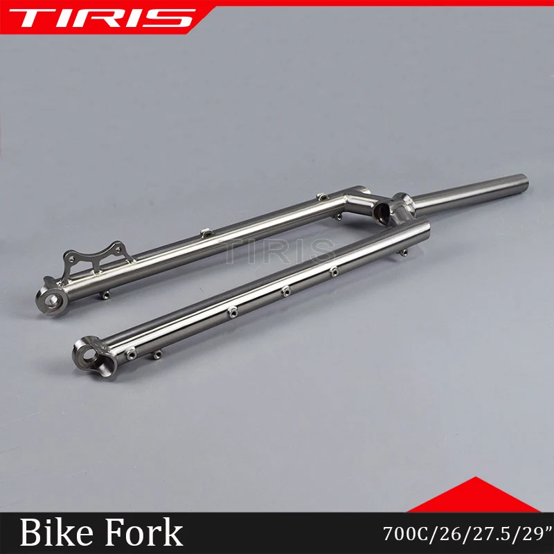 

TIRIS-QC11-Z Аксессуар для велосипедной вилки MTB, детали рамы гравийного велосипеда, повышение 700C/29, ступица динамо 15*110, на заказ