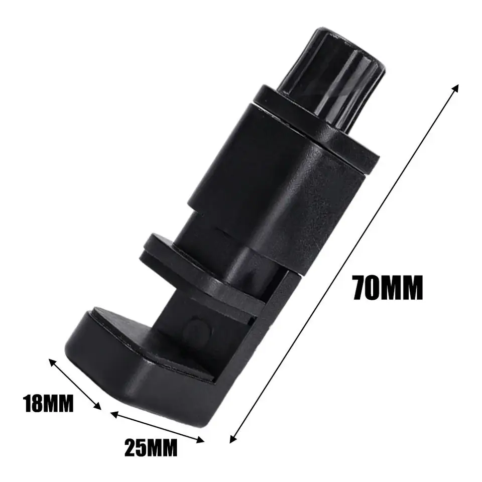 4Pcs Pinza de Fijación para Pantalla de Teléfono Ajustable Universal Soporte de Reparación Negro Clip de Fijación 6