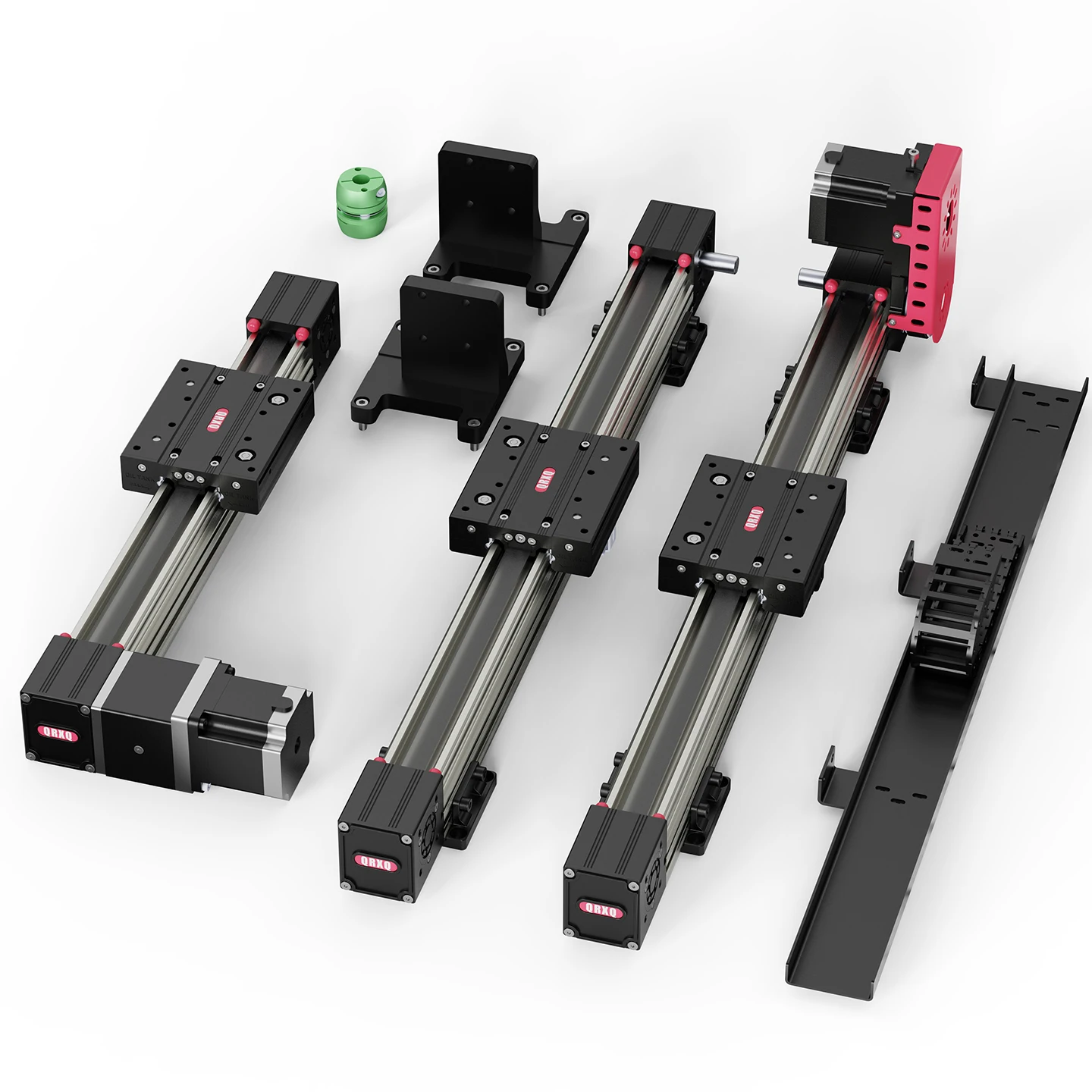 Gantry Robot 2 Axis Table Linear Motion XY Stage  Router Motorized Belt Guide Rail With Stepper Motor