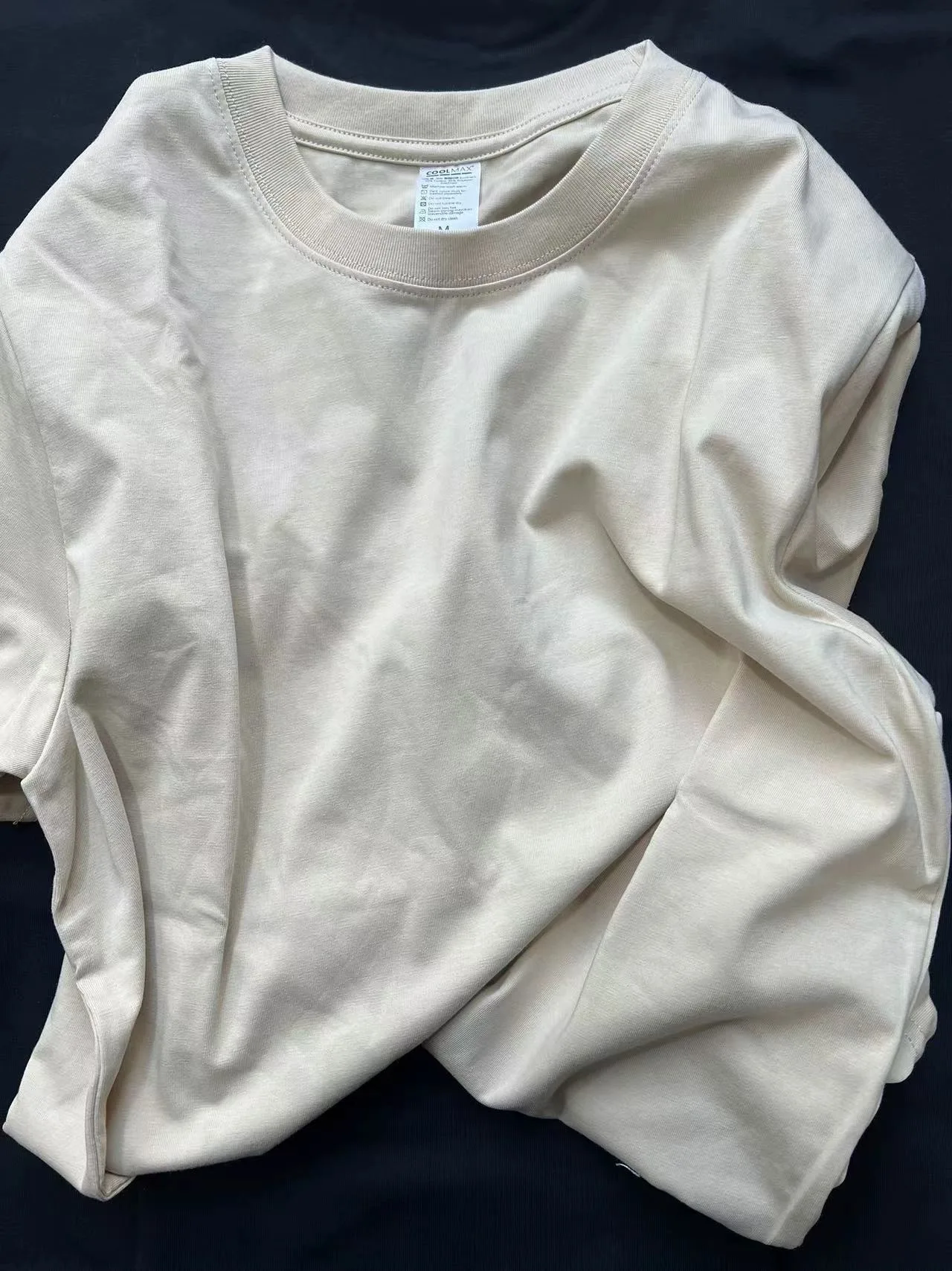 Men's Combed Cotton Short Sleeve T Shirt Quick Dry Essential Tees Tops Summer