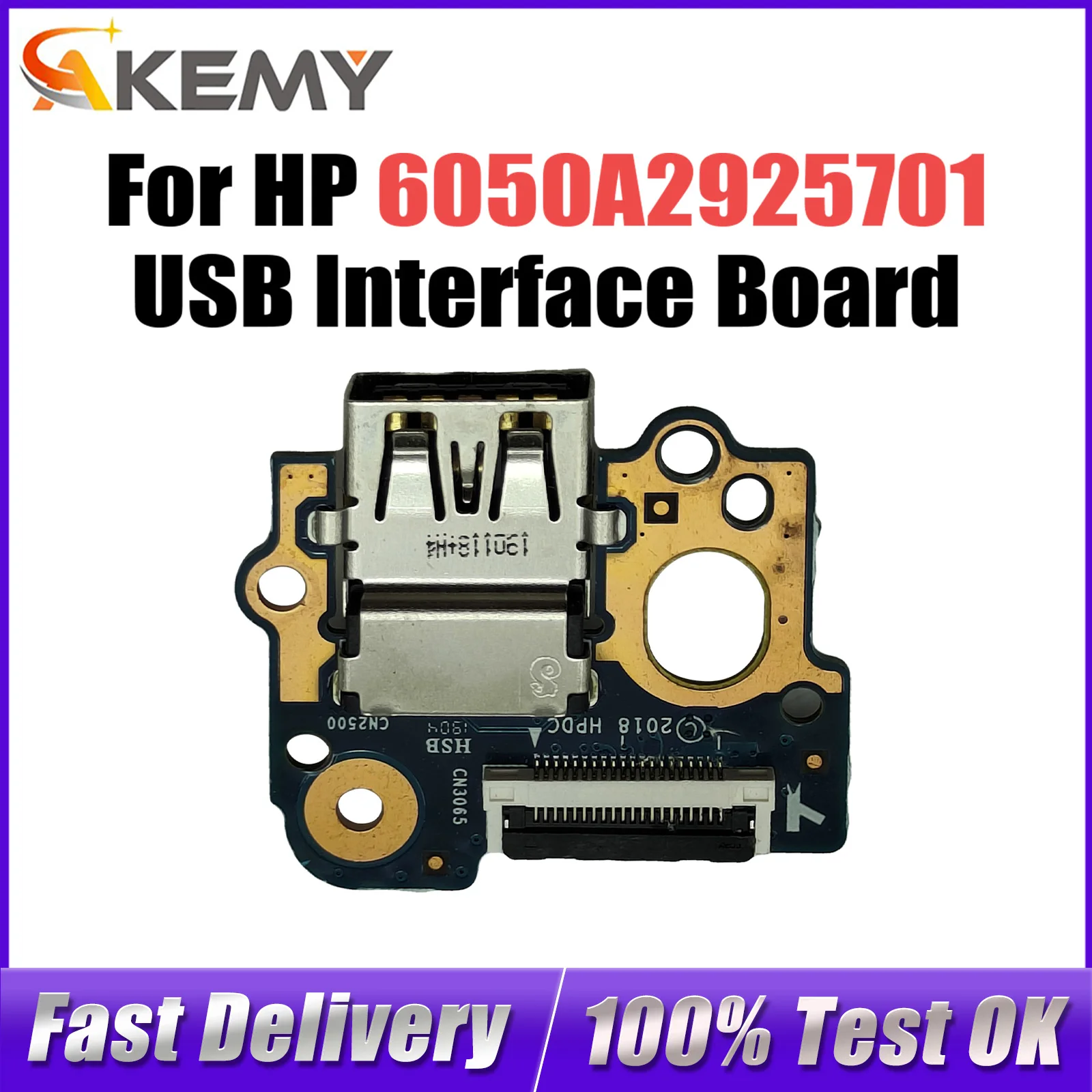 

Original For HP EliteBook 745 G5 840 G5 Laptop USB Interface Board USB Board 6050A2925701 L14380-001