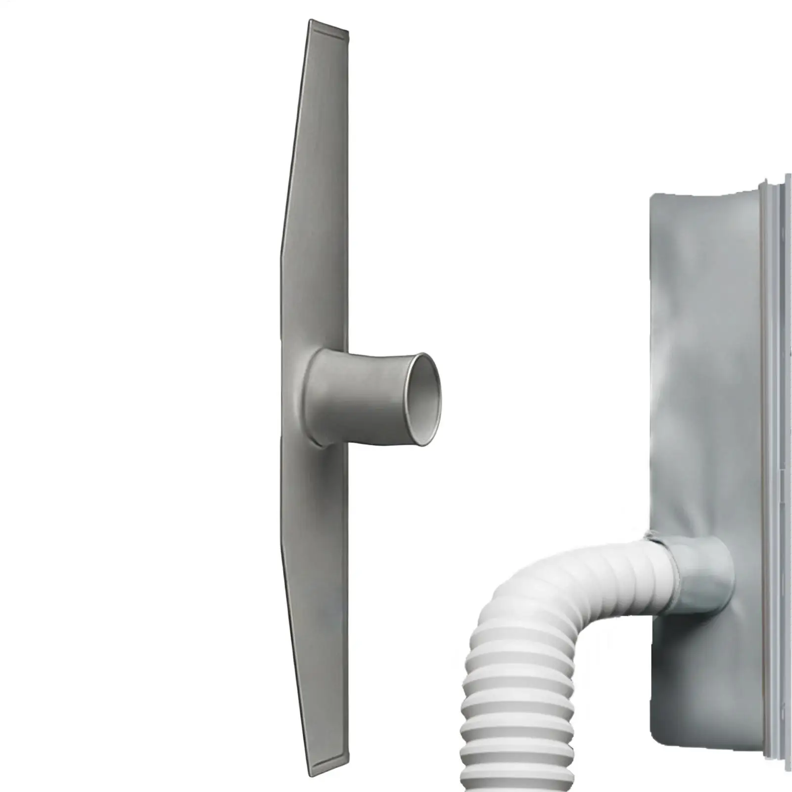 4m Portable AC Window Vent Kit No Drilling Waterproof Fully Sealed Air Conditioning Vent Sealing Cloth for Installer Home