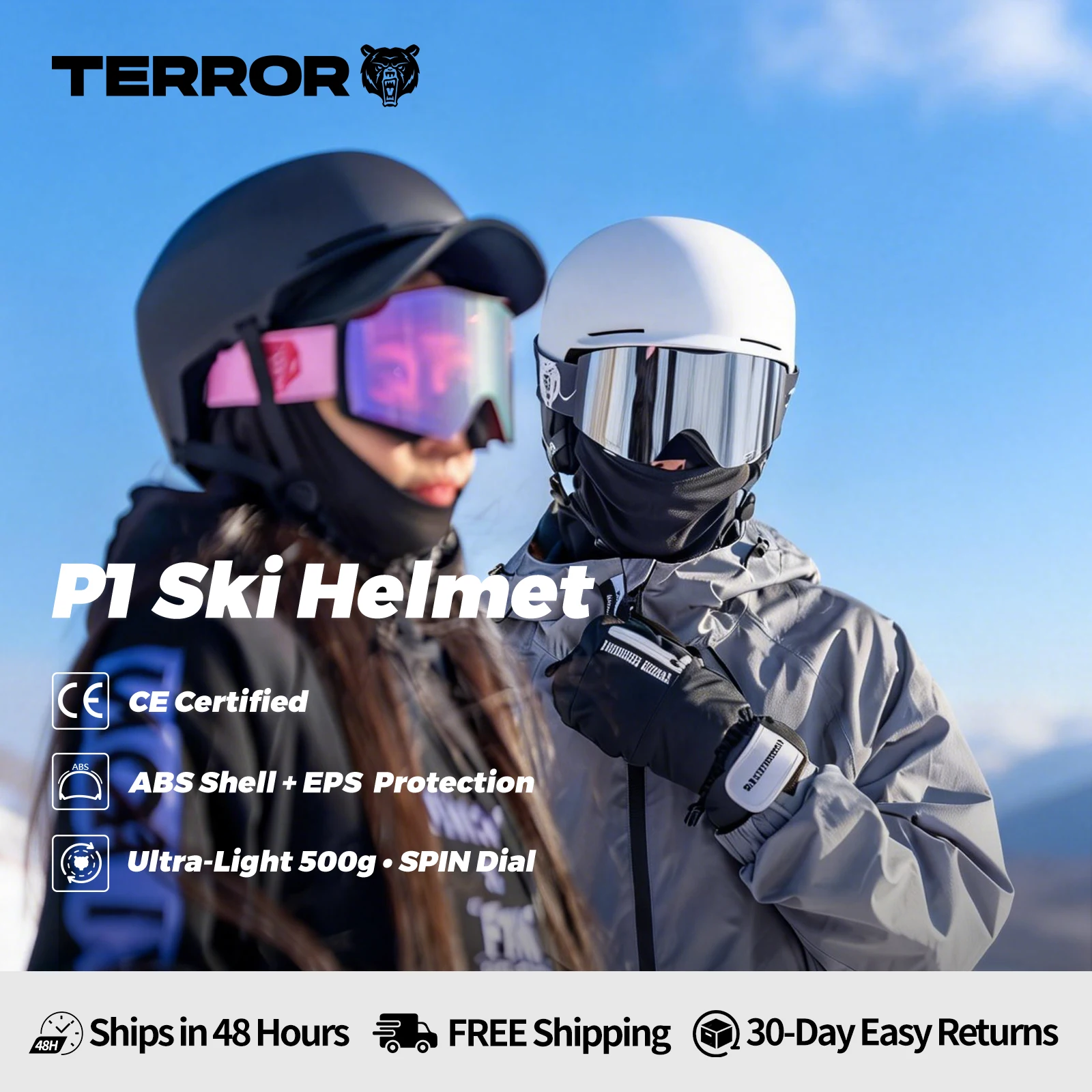 

Ski Helmet CE Certified Asian Fit Adjustable Snowboard Helmet Lightweight ABS EPS Ventilation Removable Ear Pads