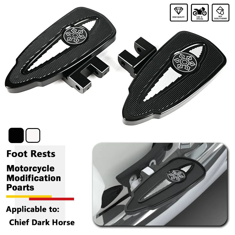 

Motorcycle Passenger Rear Floorboard For Indian Chief Dark Horse Roadmaster Pursuit Challenger Springfield Chieftain Vintage