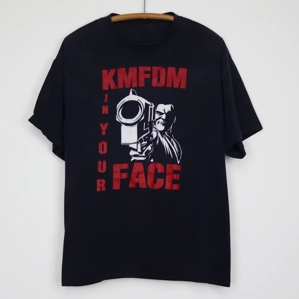 KMFDM In Your Face T-Shirt Unisex Cotton Tee S-5XL