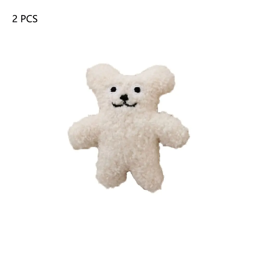 

2 PCS Kitchen Decal Cute Cartoon Bear Fridge Sticker Refrigerator Sticker 3D Plush Decals Magnet