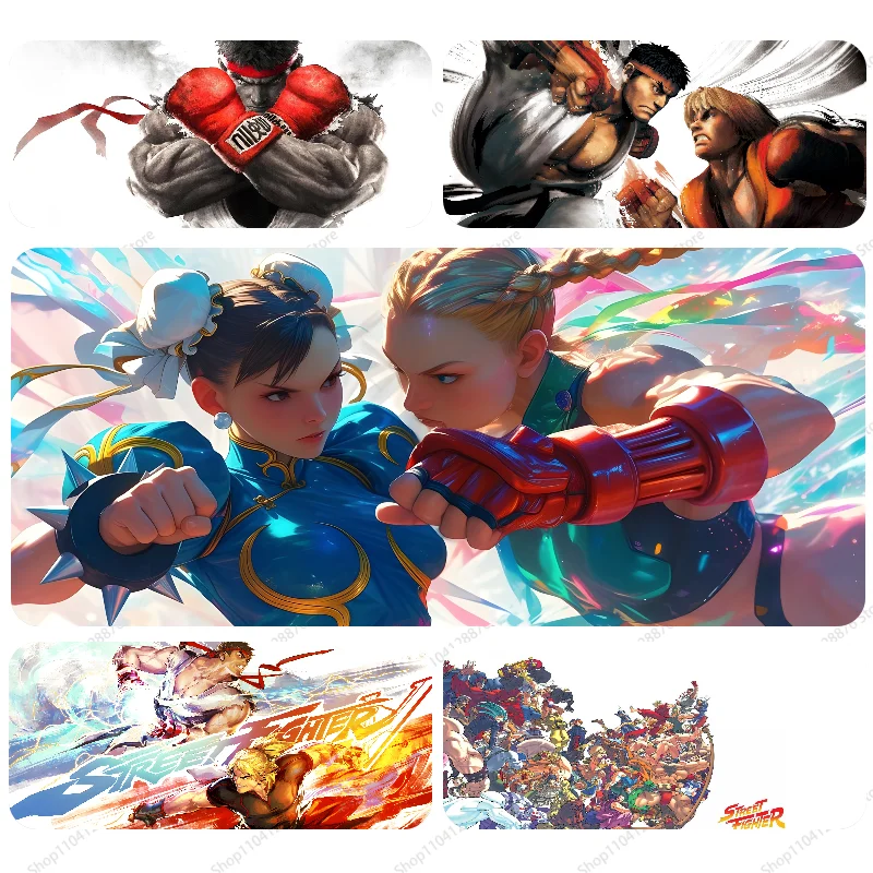 Street fighter Mousepad Gaming Mouse pad Gamer Pc Accessories Deskmat Keyboard Mat Desk Protector Mause Pads