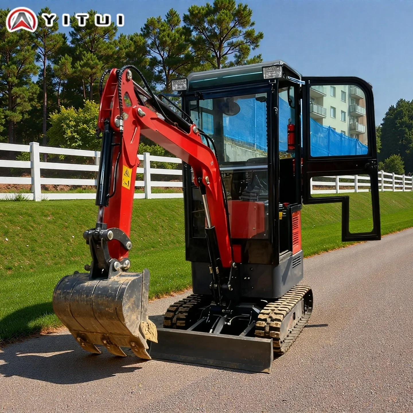 2.6 Ton Micro Mini Excavator Small Digger Hydraulic Crawler For Tight Space Work Farm Garden Ce Epa Euro 5 Kubota Engine