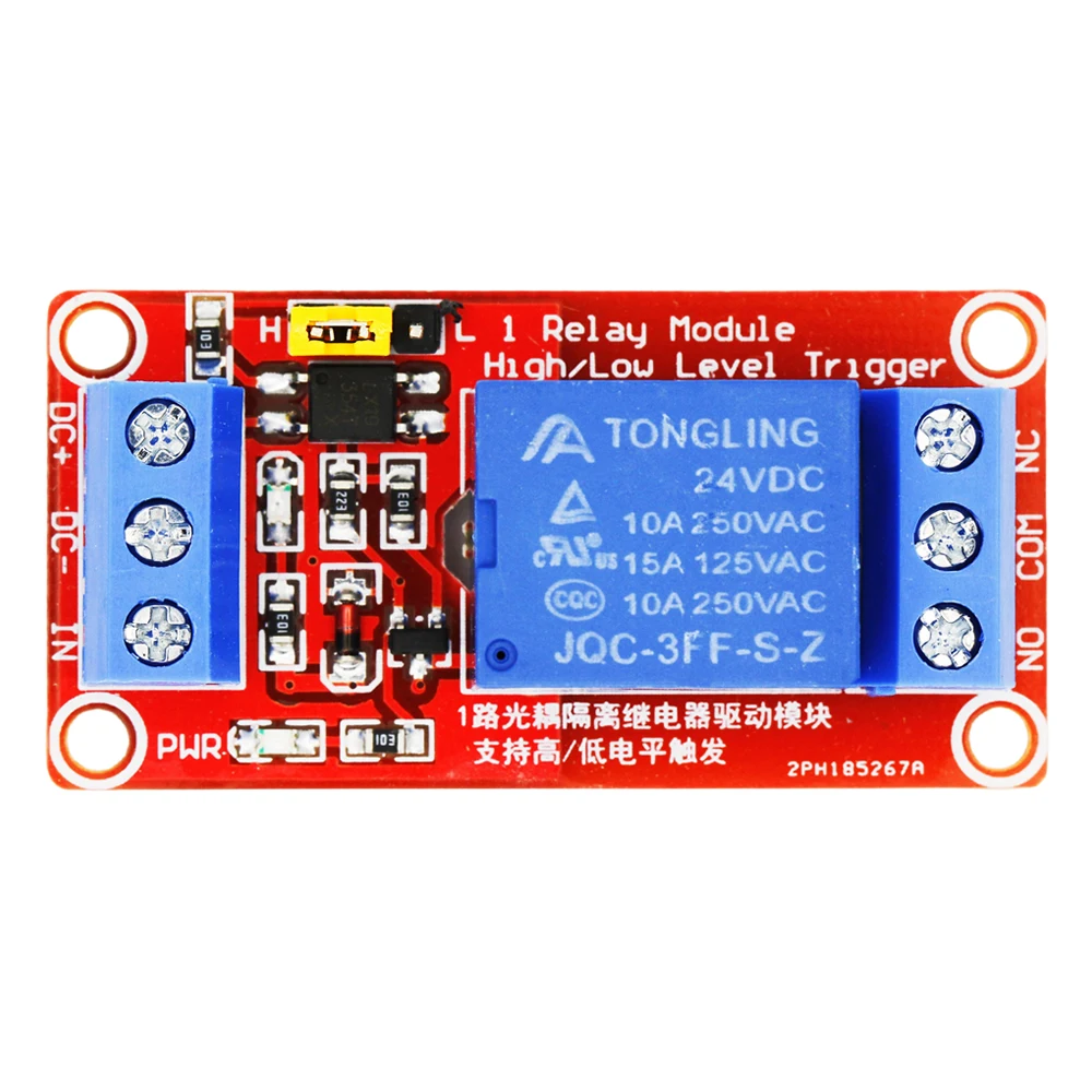 Carte technique avec optocouremplaçant pour Ardu37, support technique, déclencheur de niveau haut et bas, 5V, 12V, 24V, citations 1 canal