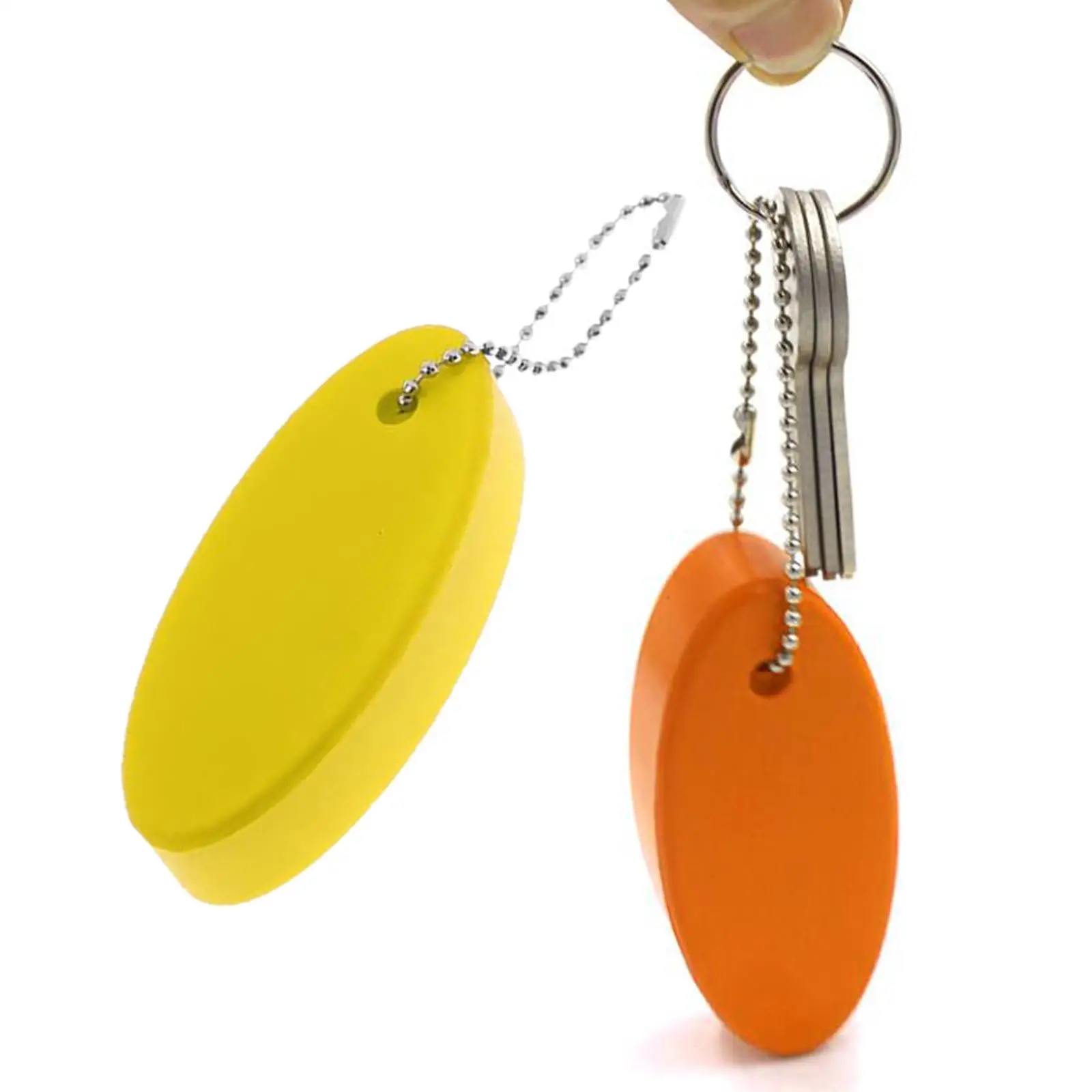 

2Pcs Buoyant Keychain Waterproof Lightweight Portable Pendant Buoyant Key Chain