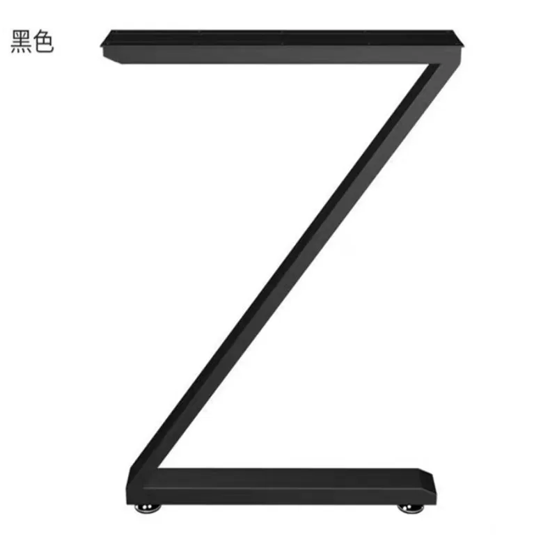 Minimal metal Z-shaped bar table support legs unilateral bracket dining table leg bracket desk desk foot