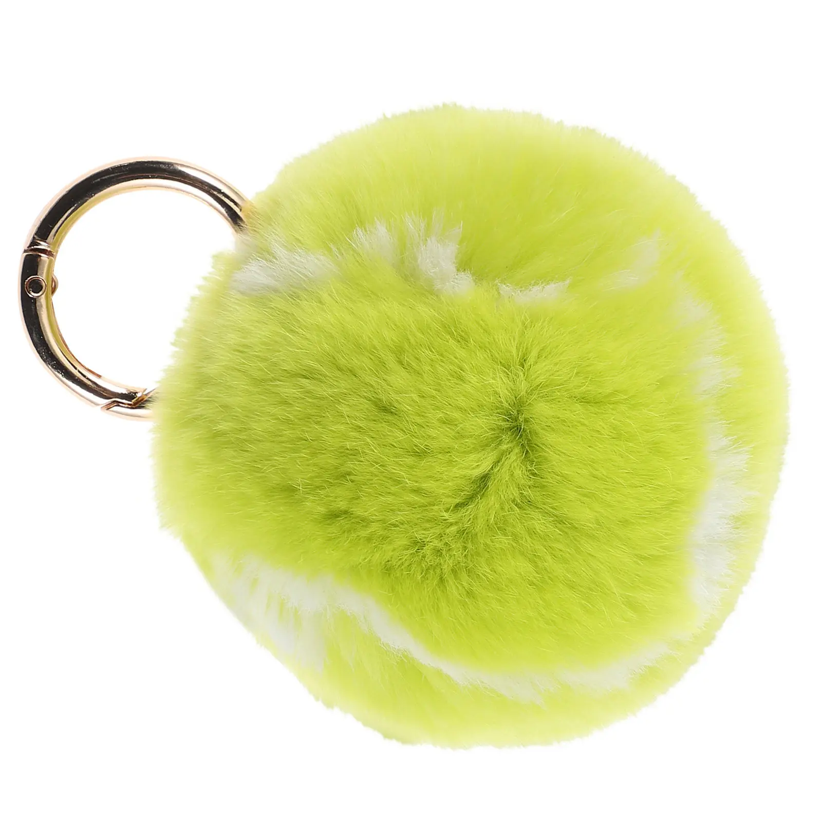 Mini Tennis Ball Keychain 3D Sports Pendant Charm for Keys Bags Phones Tennis Enthusiasts Sport Lovers Keyring Jewelry Making