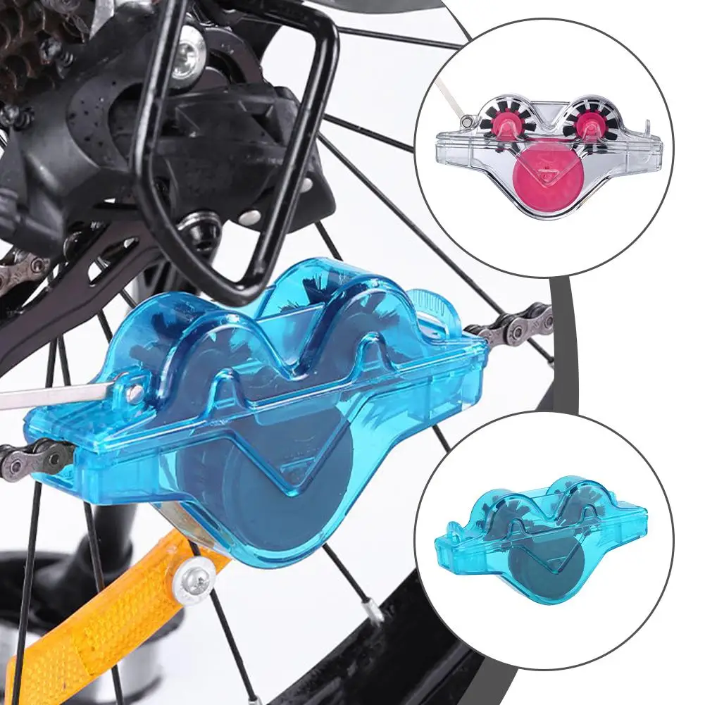 

Portable Bicycles Chain Cleane rScrubber Brushes Universals Mountain Bike Wash Tool