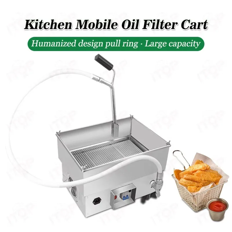 

Oil Cleaning Equipment Cooking Oil Filter Machine for Deep Fryer Oil Filter