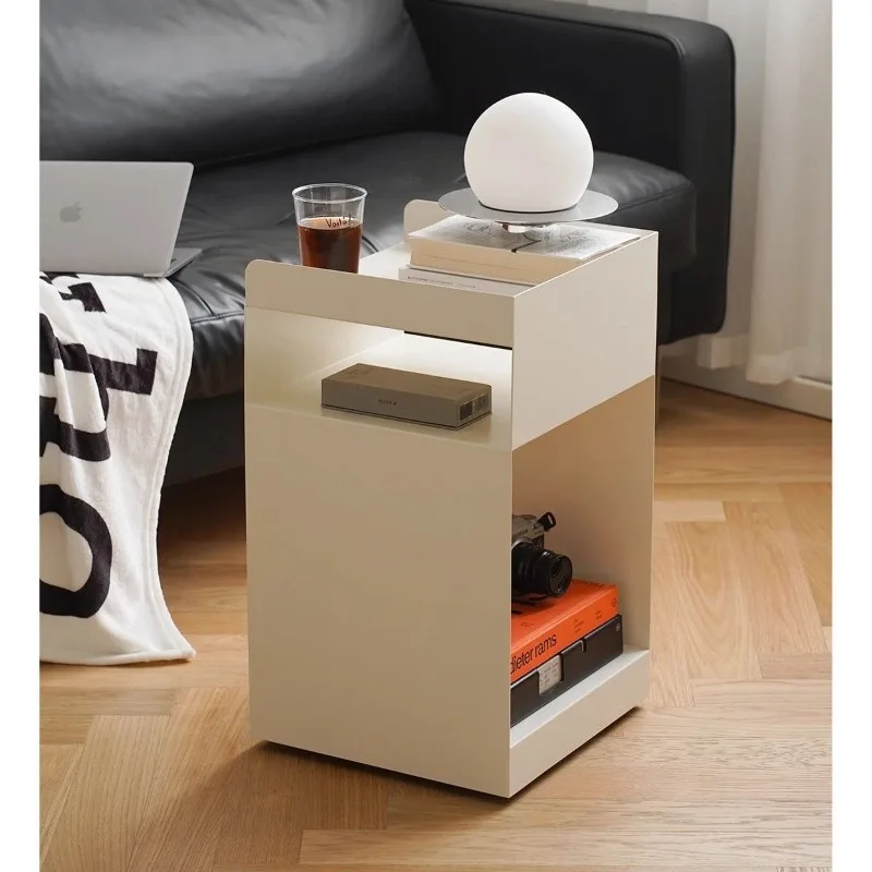Nordic living room small side sofa side cabinet modern bedroom simple coffee table corner bedside table mobile storage