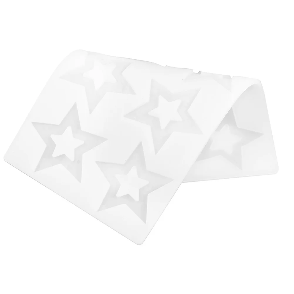 Stampo in silicone a forma di stella Strumento di cottura alimentare per biscotti al cioccolato, caramelle, biscotti, stampo in silicone a stella