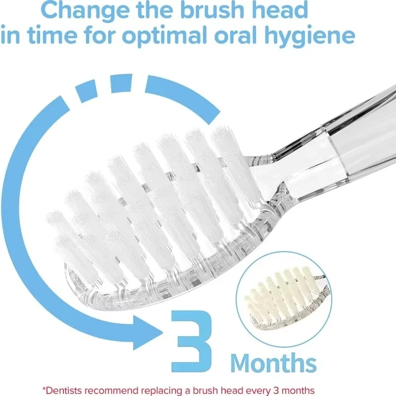 4/8PCS Kid's Replacement Toothbrush Heads Soft Bristle Replaceable Brush Heads For Seago
