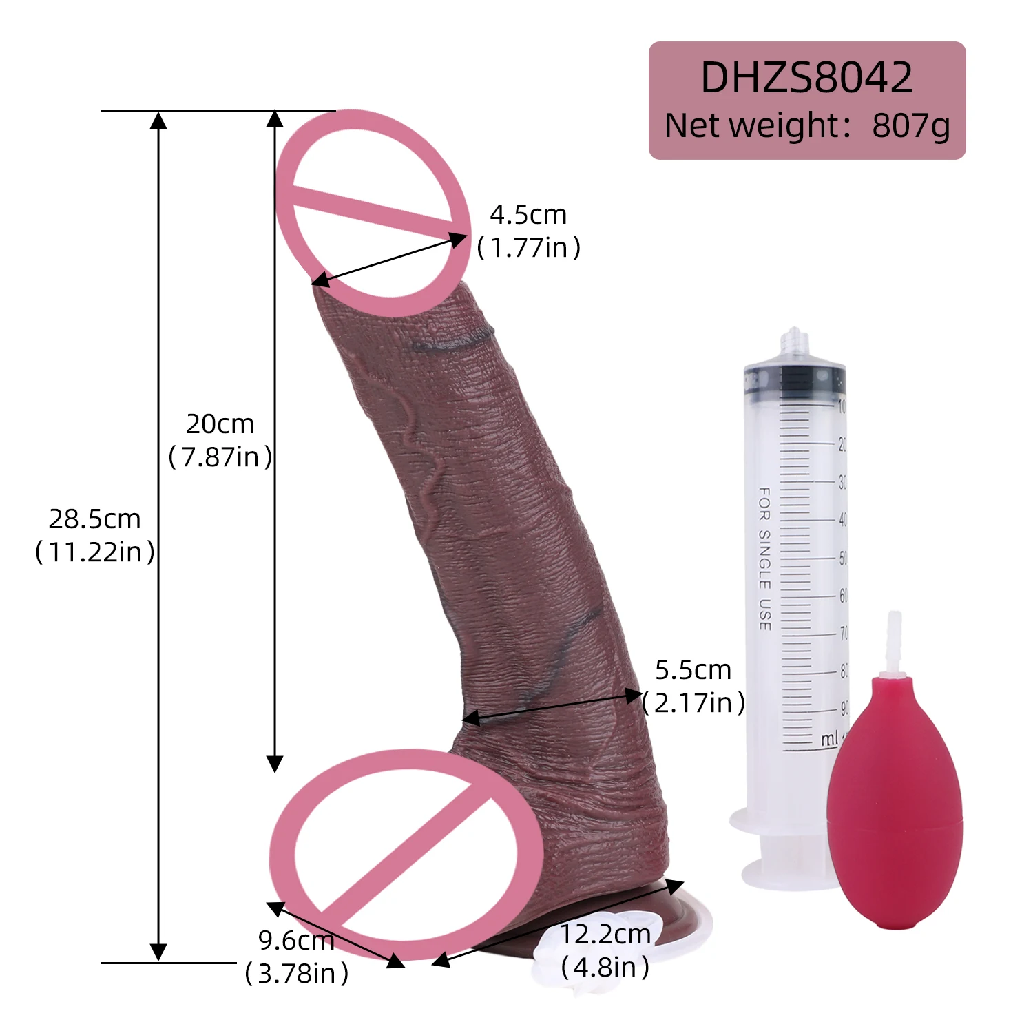 ORALSX التدفق طبقة مزدوجة الكثافة دسار مع مصاصة سيليكون نابض بالحياة القذف القضيب الاستمناء لعبة الجنس للرجال والنساء #2