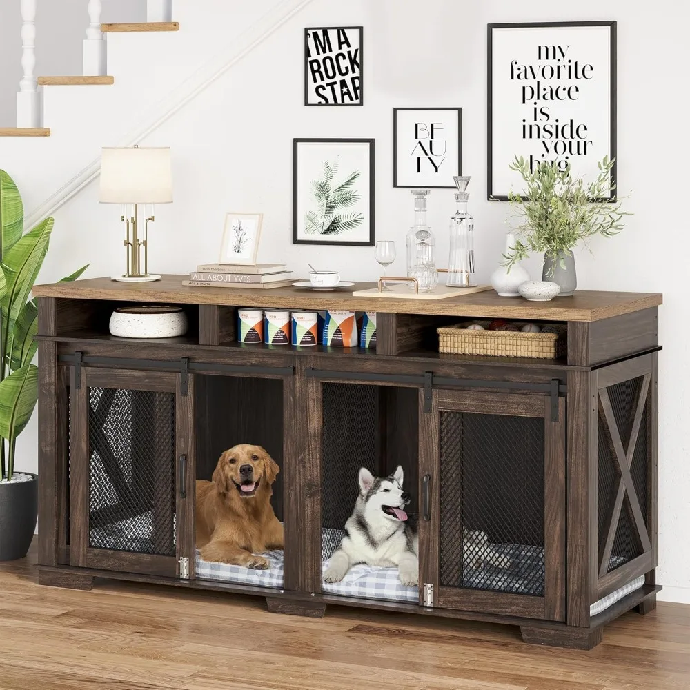 71" Dog Crate Furni… - image