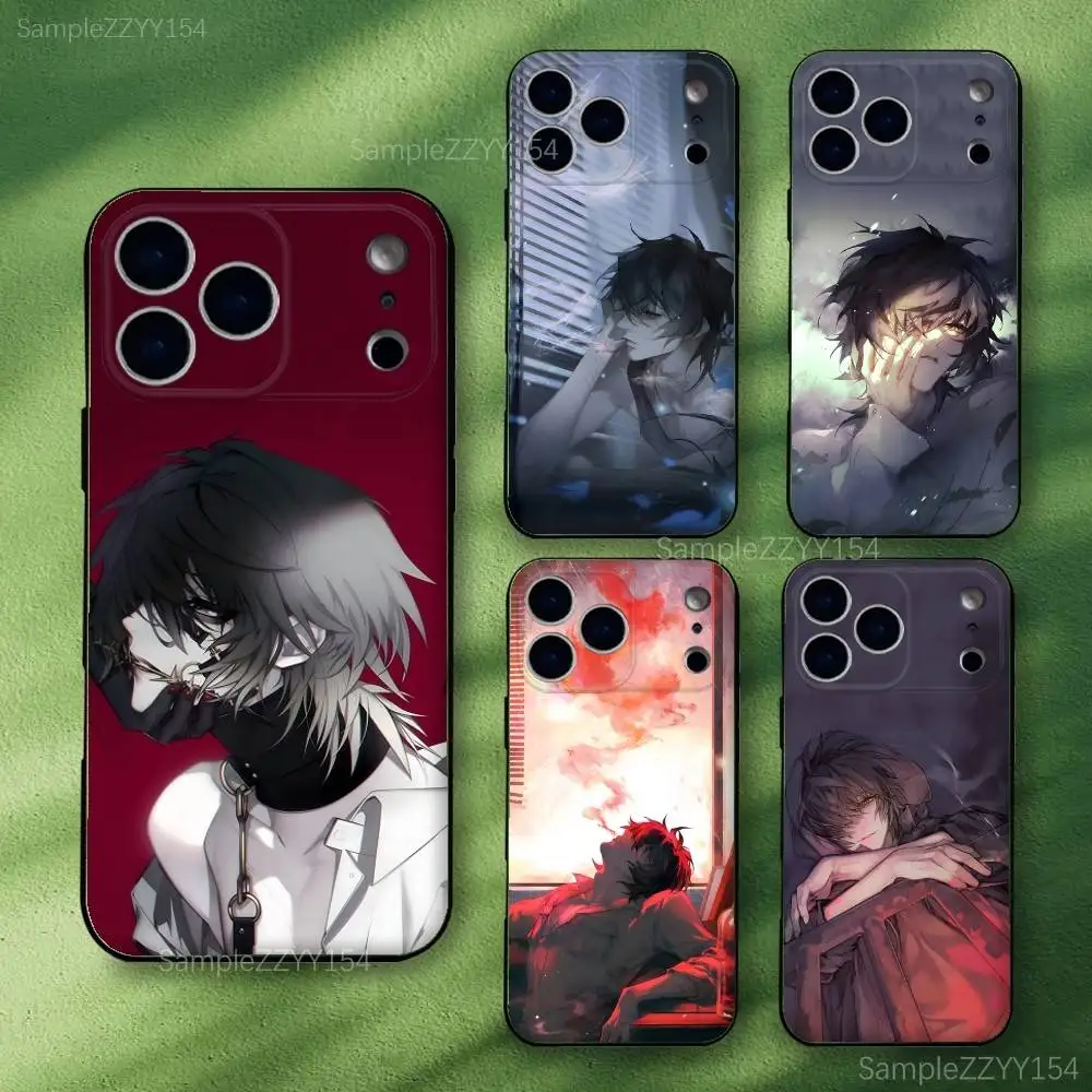 

Towa Slow Damage Phone Case For iPhone 17,16,15,14,13,12,Pro,Max,Plus,E,SE4,Air,Mini Black Soft Funda