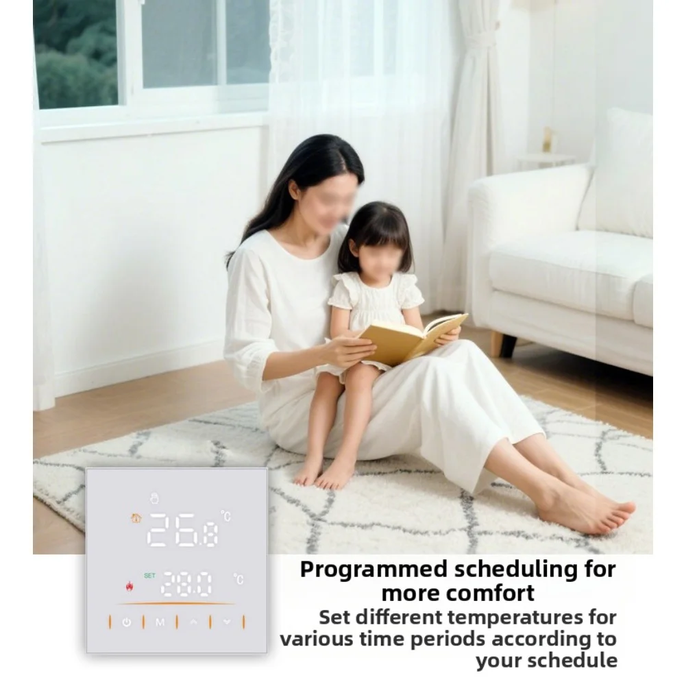 

For Underfloor Heating Underfloor Controller Smart WiFi Thermostat Home Underfloor Heating Intelligent Floor Heating Thermostat