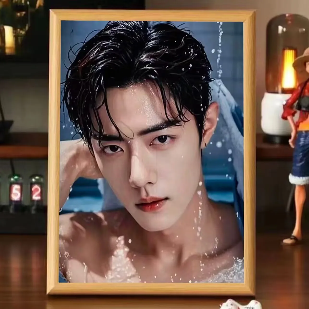 Сяо Чжань, звездный одинаковый стиль периферийной фоторамки, стол для украшения рабочего стола в общежитии, подарок для лучших друзей