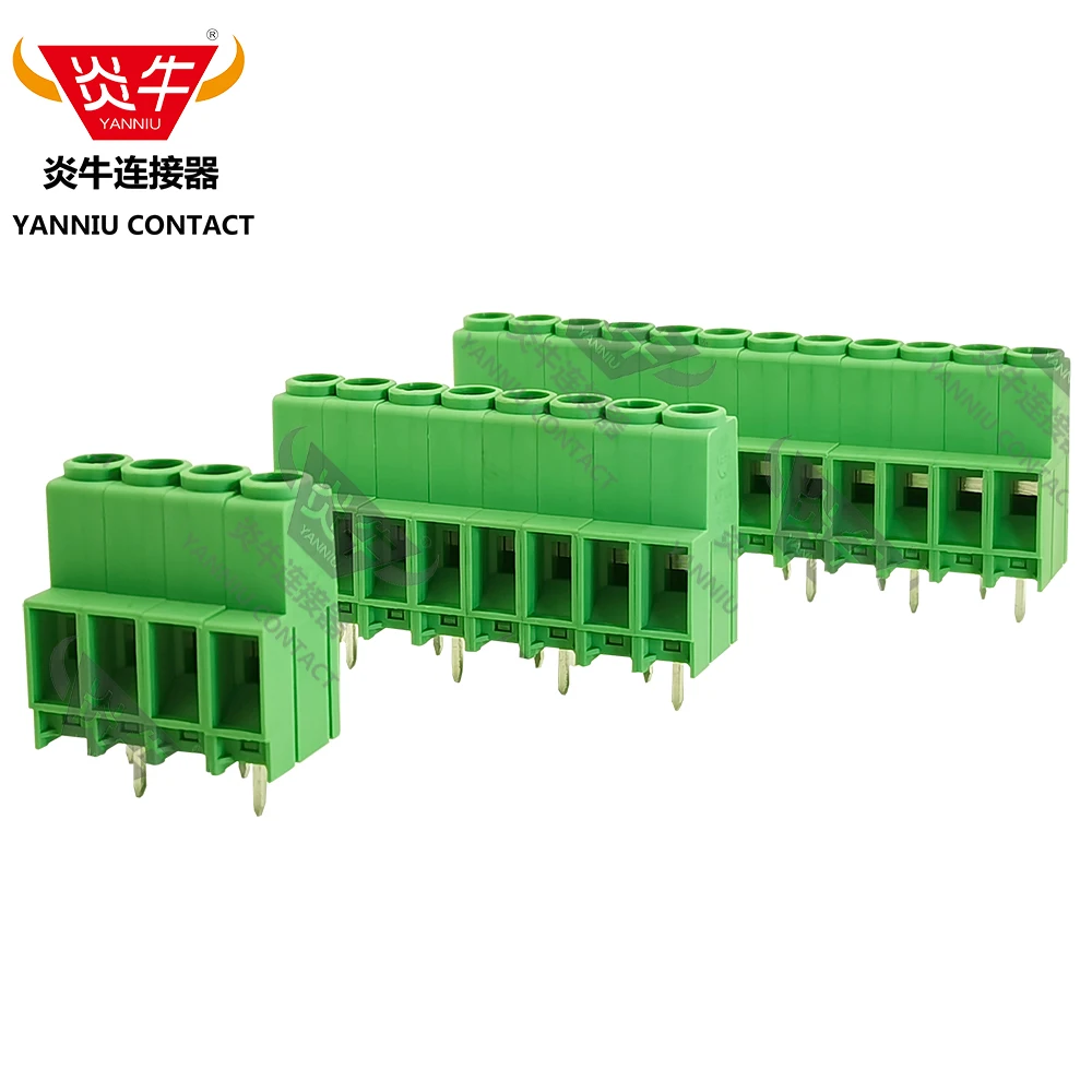 

50Pcs KF133A/133B/133C/133D 6.35mm PCB UNIVERSAL SCREW TERMINAL BLOCKS PHOENIX CONTACT MKDS 5N HV -ZB-6,35 YANNIU