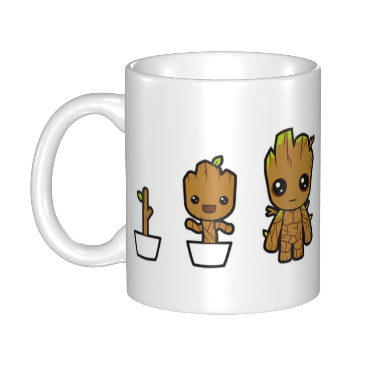 أكواب قهوة مخصصة من Guardians Of The Galaxy I Am Groot Monster، كوب شاي حليب من السيراميك بنفسك