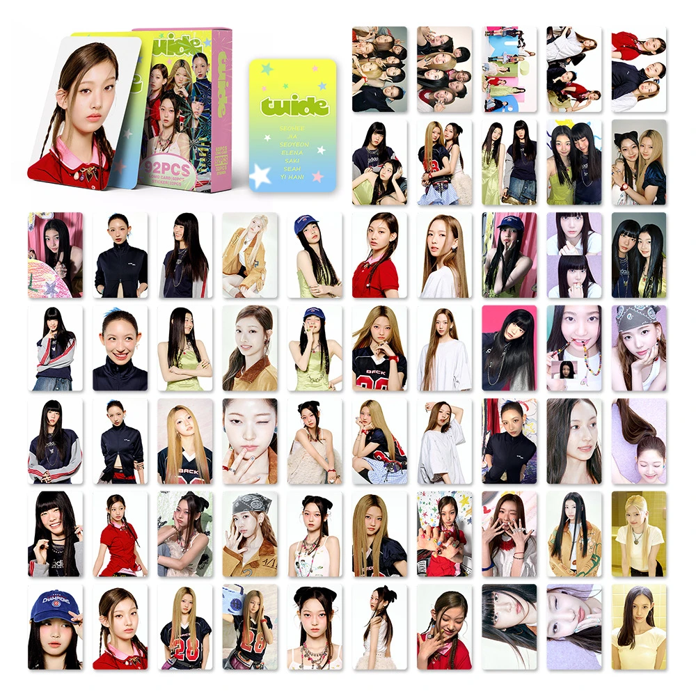 Latest KPOP New Girl Group TUIDE Mini Album TUNE&PLAY Surrounding Stars Photo Cards LOMO Cards Toy Stickers Fan Gifts