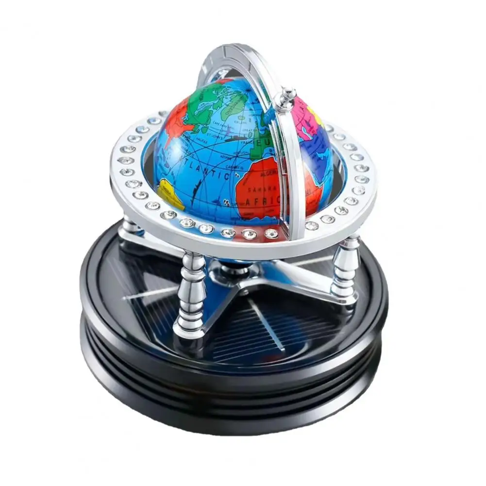 No Battery Car Aromatherapy Globe High-quality Alloy Car Aromatherapy Eco-friendly Solar Car Globe Aromatherapy Perfume for Air