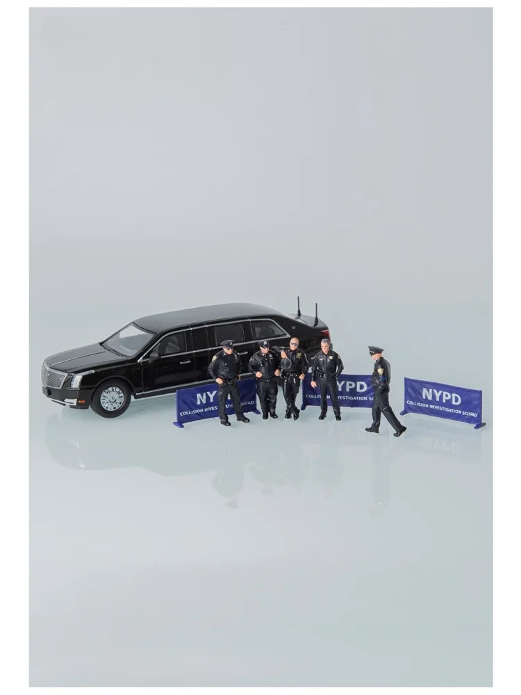 1/64 Scale Model Resin Figurines Diorama Hand-Painted Miniatures Figure Police Officer Cop Law Enforcement Collectible AFA image 8
