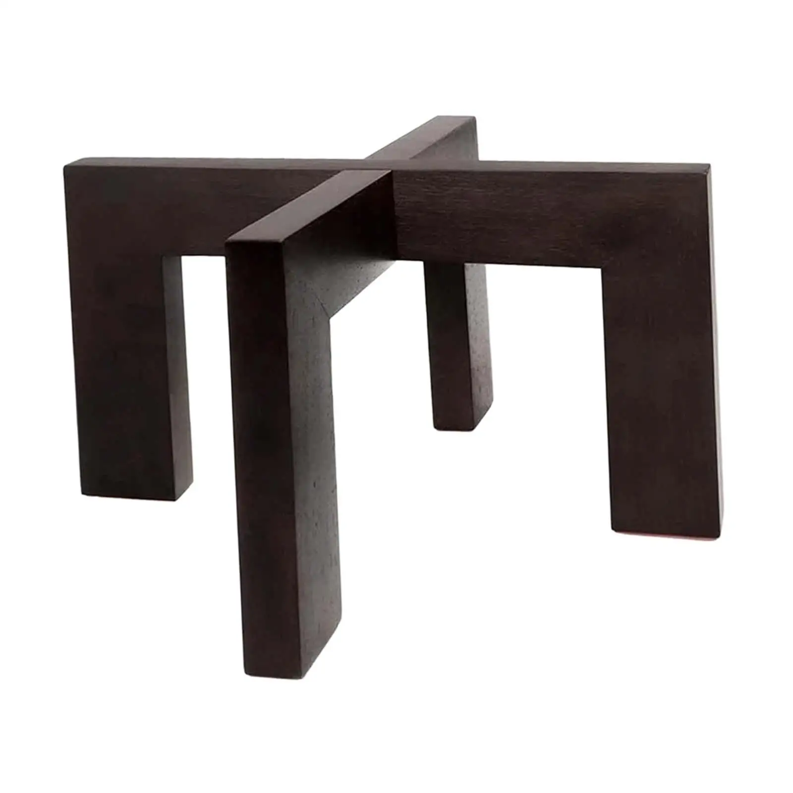 Wooden Plant Stand Outdoor Simple Easy Assembly Bonsai Rack Flower Shelf for Cafe Backyard Living Room Housewarming Gift Kitchen